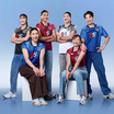 เสื้อวอลเลย์บอลทีมชาติหญิงแขนสั้น ดำ 2026