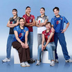 เสื้อวอลเลย์บอลทีมชาติหญิงแขนสั้น ขาว 2026