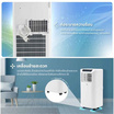 TIL เครื่องปรับอากาศเคลื่อนที่ 7,000 BTU รุ่น B3PAC07