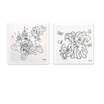 B-KIDS My Little Pony กรอบผ้าระบายสีผ้าแคนวาสพร้อมชุดสี คละลาย (แพ็ก 2 ชุด)