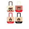 CODE:D กระเป๋าใส่สมุด Monchhichi คละลาย (แพ็ก 4 ชิ้น)
