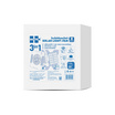 HI-TEK โคมไฟพัดลมโซล่าร์เซลส์ ขนาด 6นิ้ว เอนกประสงค์ 3ใน1