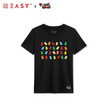 GQ EASY จีคิว อีซี่ เสื้อยืด Collection Jolly Bear ทรงผู้หญิง สีดำ