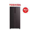 TOSHIBA ตู้เย็น Side by Side ความจุ 16.2 คิว รุ่น GR-RS600WI-PMT(37)
