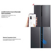 TOSHIBA ตู้เย็น Side by Side ความจุ 20.6 คิว รุ่น GR-RS780WI-PMT(06)