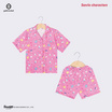 ชุดนอนเสื้อกางเกง Sanrio Characters - ชมพู