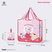 กระเป๋าพับเก็บ พร้อมกระเป๋าใส่เหรียญ Sanrio Characters - ชมพู