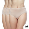 Wacoal Panty กางเกงในรูปทรง SHORT แบบเต็มตัว รุ่น WU4T34 สีเบจ Set 3 ชิ้น