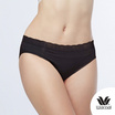 Wacoal Panty กางเกงในรูปทรง Bikini ขอบลูกไม้ รุ่น WU1T35 สีดำ Set 3 ชิ้น