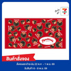 ผ้าขนหนูเช็ดผม monchhichi 15x30 นิ้ว สีแดง TW04