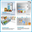 Midea ตู้เย็น 2 ประตู ขนาด 7.2Q รุ่น MDRT294FG30TH-สีดำ