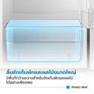 Midea ตู้เย็น 2 ประตู ขนาด 7.2Q รุ่น MDRT294FG30TH-สีดำ