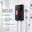 Midea เครื่องทำน้ำอุ่น พร้อมชุดฝักบัว 4500 วัตต์ รุ่น MWH-45ECMTH(K)
