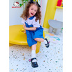 Hello Kitty รองเท้านักเรียน แบบตีนตุ๊กแก รุ่น KLT-542
