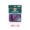 3M สก๊อตช์ไบรต์ ผ้าไมโครไฟเบอร์ 2in1 (แพ็ก 3 ชิ้น)