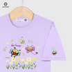 เสื้อยืด ฝีพระหัตถ์ น้องหวานใจ สีม่วง