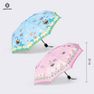 ร่มพับ 3 ตอน ฝีพระหัตถ์ น้องหวานใจ สีฟ้า
