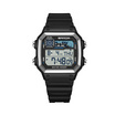 SANDA นาฬิกา รุ่น SW6196-BK/SI