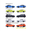 Majorette ชุดโมเดลรถ รุ่น Mercedes-AMG จำนวน 5 คัน