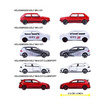 Majorette ชุดโมเดลรถ Volkswagen รุ่น Golf GTI จำนวน 5 คัน