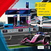 Majorette เซตจำลองโชว์รูมรถ Motosport Alpine พร้อมโมเดลรถ 1 คัน