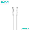 BWOO สายชาร์จ Type C to C  รุ่น X329C-C