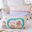 Fluffy หมอนหนุนแพ็กคู่ ลาย Sweet Lovely 17x27นิ้ว