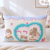 Fluffy หมอนหนุนแพ็กคู่ ลาย Sweet Lovely 17x27นิ้ว