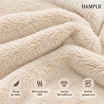 HAMPLR ผ้าห่มขนนุ่ม สี Oatmeal ขนาด 60x80 นิ้ว