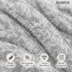 HAMPLR ผ้าห่มขนนุ่ม สี Cloud Grey ขนาด 60x80 นิ้ว