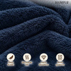 HAMPLR ผ้าห่มขนนุ่ม สี Dark Blue ขนาด 60x80 นิ้ว