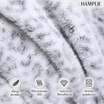 HAMPLR ผ้าห่มขนนุ่ม ลาย Grey Leopard 60x80 นิ้ว