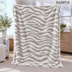 HAMPLR ผ้าห่มขนนุ่ม ลาย Sand Zebra 60x80 นิ้ว