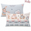 Fluffy หมอนหนุุนเเพ็กคู่ Bunny&Tea 17?27นิ้ว