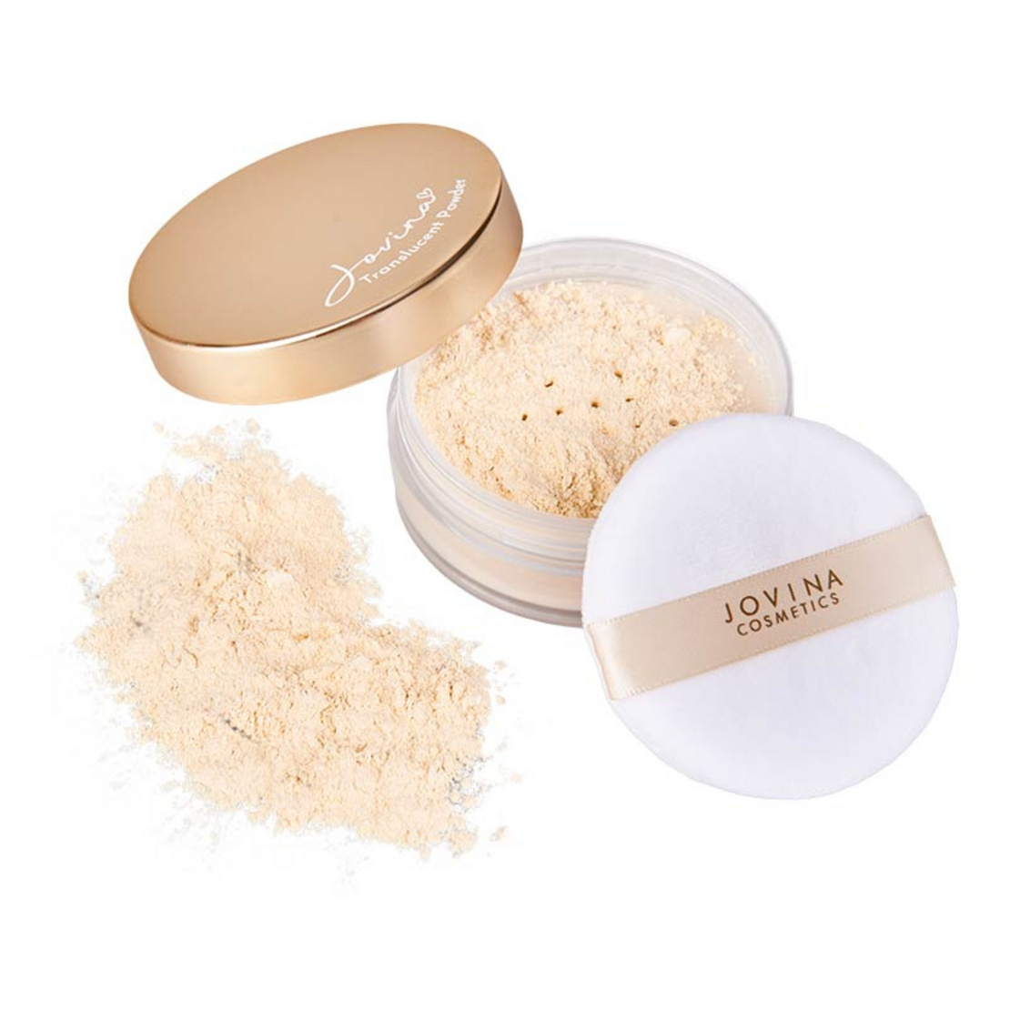 Jovina แป้งฝุ่นโปร่งแสง Perfect Skin Translucent Powder 10 กรัม | Allonline