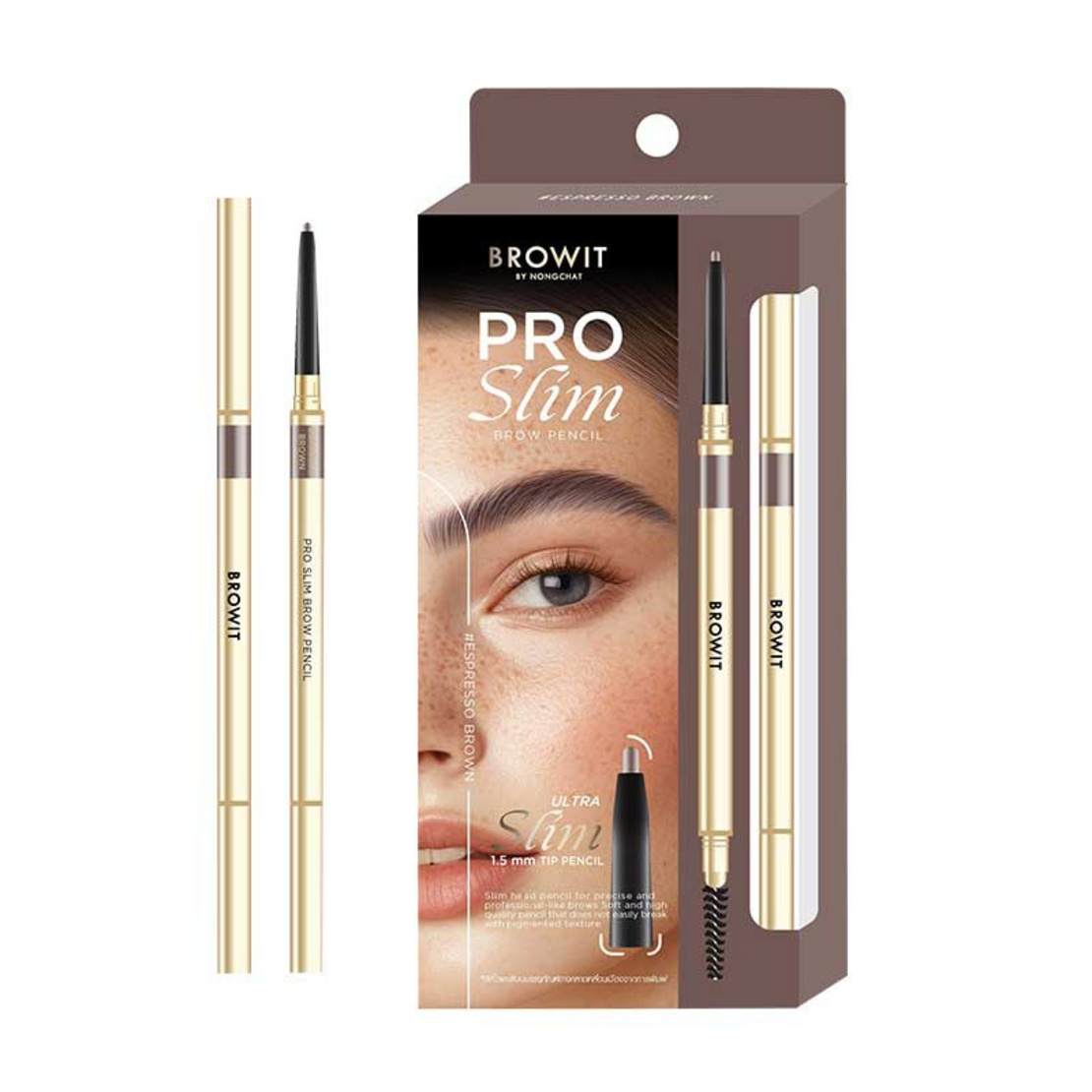 Browit ดินสอเขียนคิ้ว Pro Slim Brow Pencil 0.06 กรัม | AllOnline